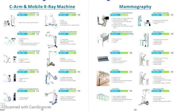 X-Ray, C-Arm & Mammography